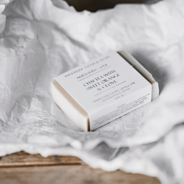 Handmade soap stack